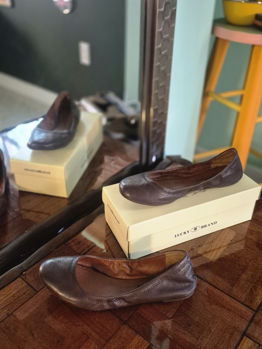 Lucky Brand Dark Brown Flats